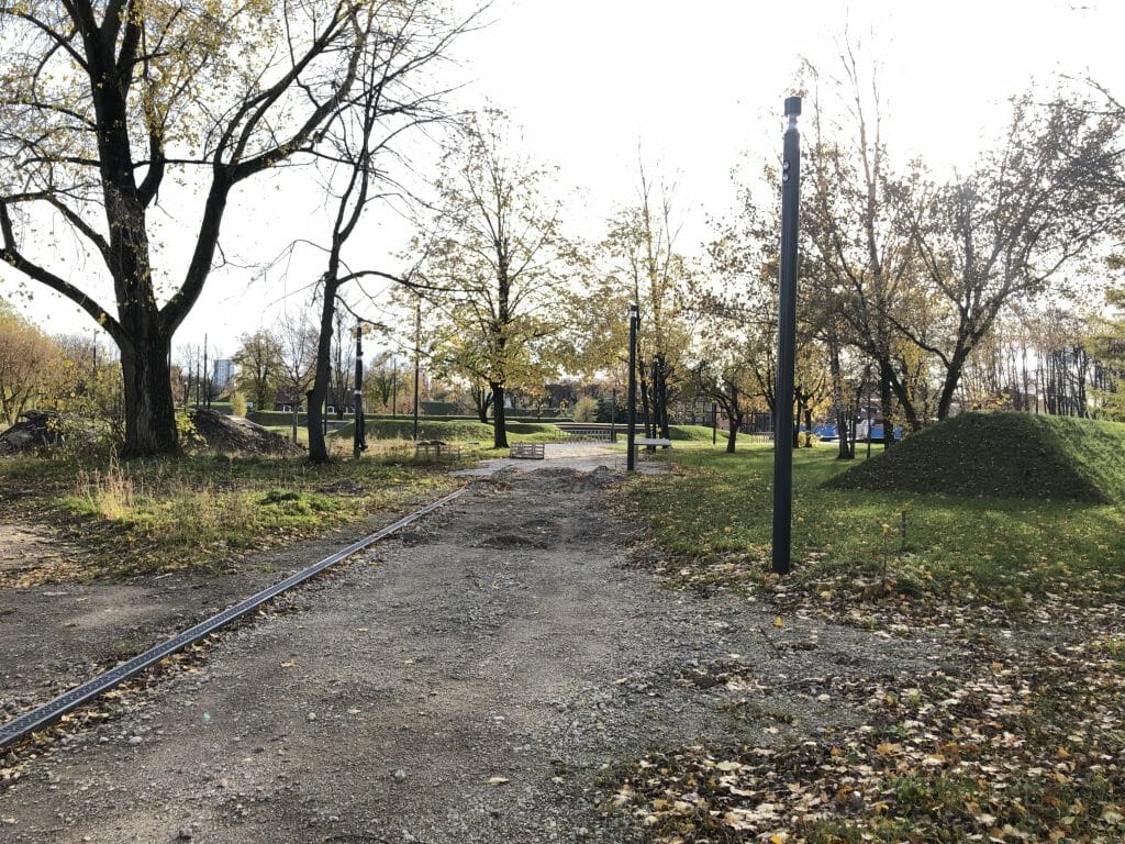 Danės krantinių rekonstrukcija (Danės g.) - Park - construction photos