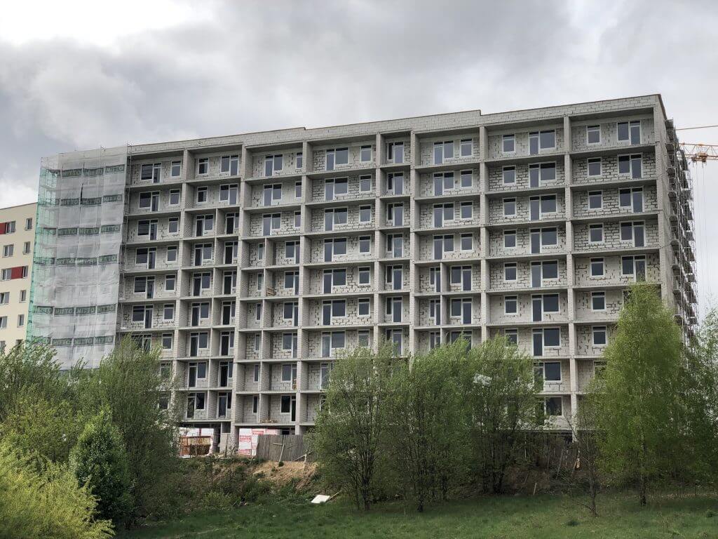 Leičių kiemas 2 etapas (Leičių g. 11) - Multi apartment - construction photos