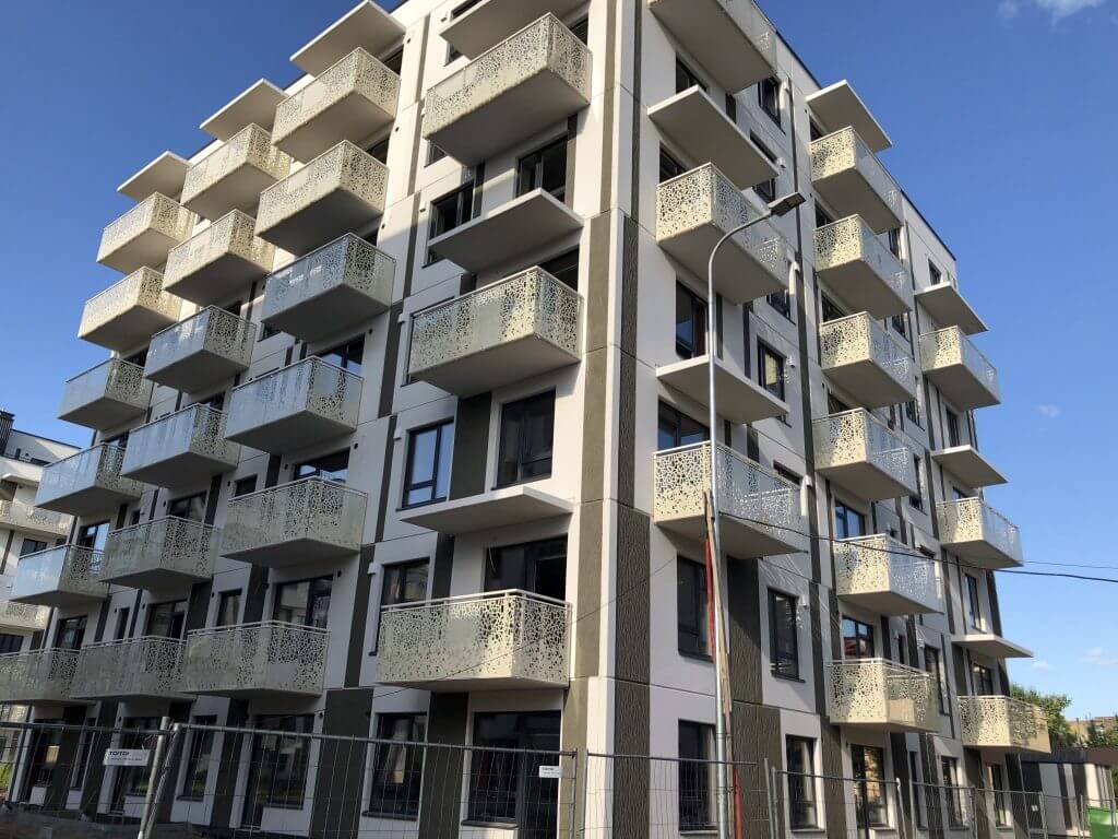 Namų pynės (Tuskulėnų g. 33) - Multi apartment - construction photos