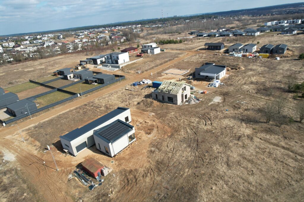 Kalvų terasos (Ismonių g. 15) - Land plots - construction photos