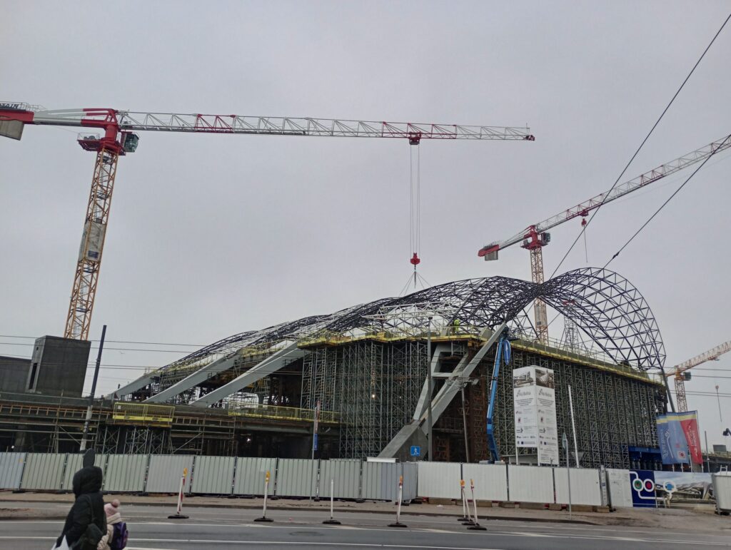 Rīgas Centrālās dzelzceļa stacijas pārbūve (Stacijas laukums 2) - Train station - construction photos