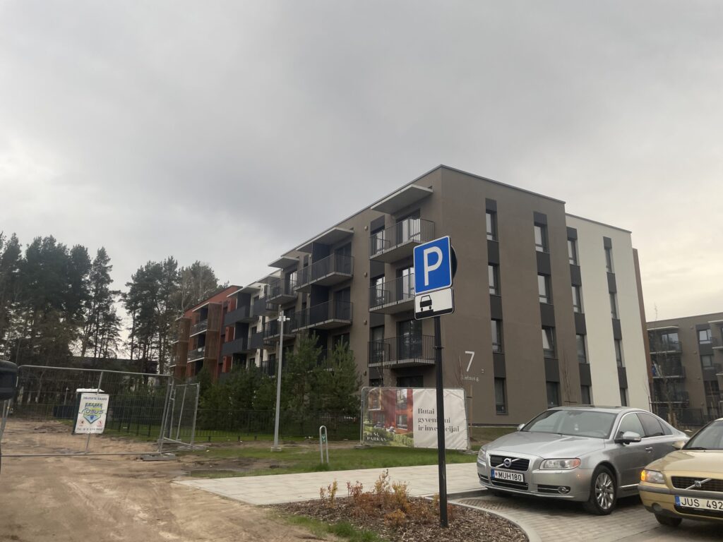 Pušų parkas (Lietaus g. 7) - Daudzdzīvokļu nams - būvdarbu attēli