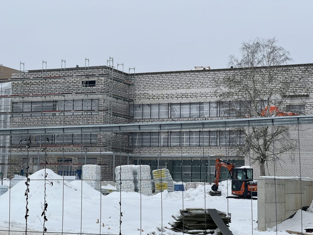 Klaipėdos universitetinės ligoninės  "A" dalis (Liepojos g. 39) - Slimnīca - būvdarbu attēli