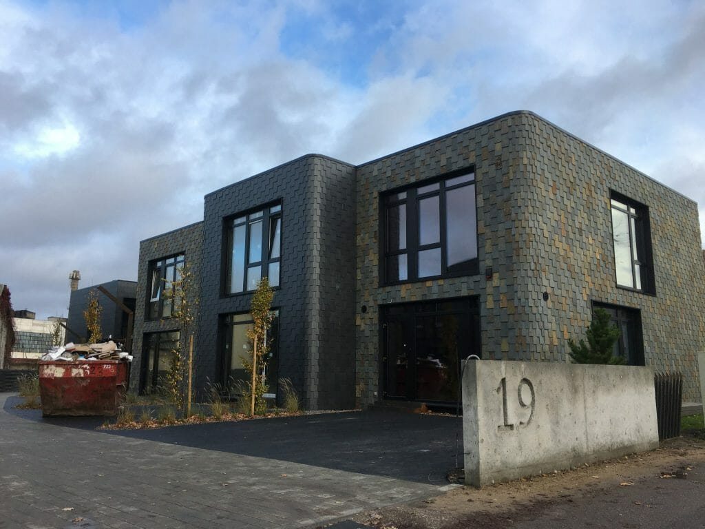 Duplex (Lygioji g. 19) - Row housing - construction photos