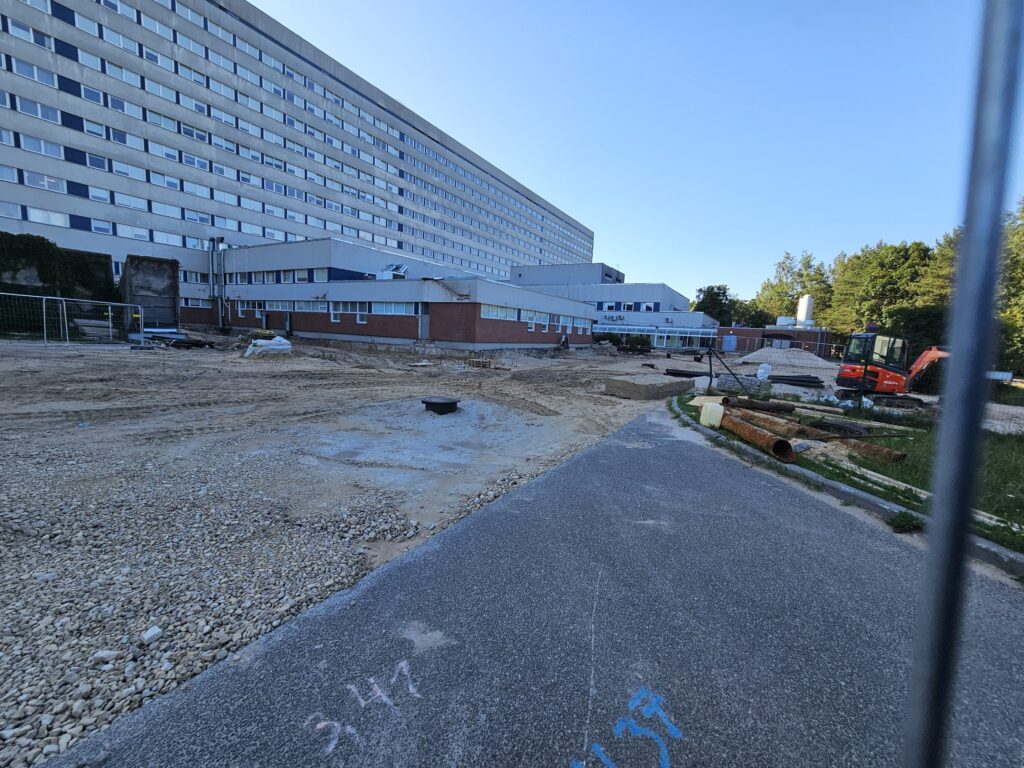 Rīgas Austrumu klīniskās universitātes slimnīcas Radioloģijas centrs (Hipokrāta iela 2 k-6) - Hospital - construction photos