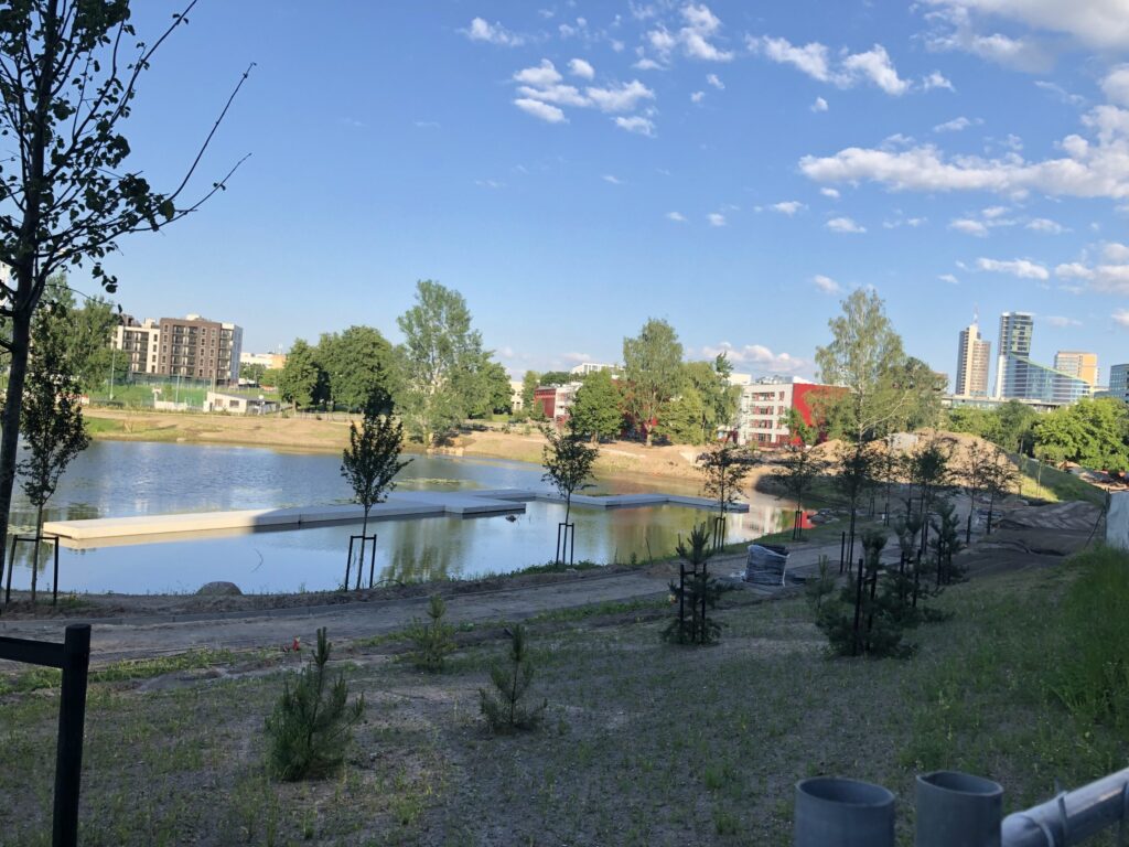 Japoniškas sodas "Taku-Soku-En" (Linkmenų g. 2A) - Park - construction photos