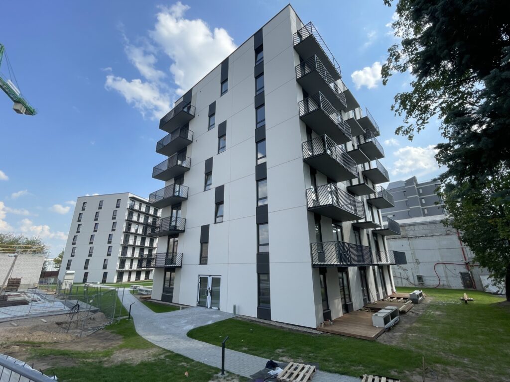 City Yard (Kareivių g. 2D) - Multi apartment - construction photos