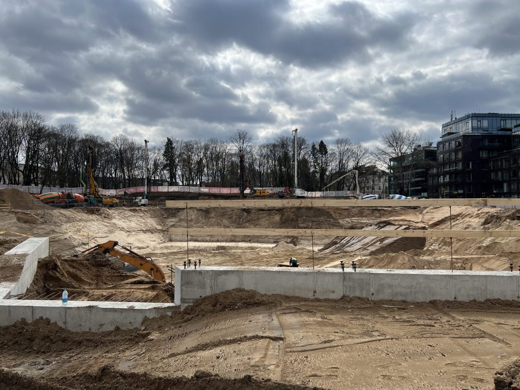 Nacionalinė koncertų salė "Tautos namai" (V. Mykolaičio-Putino g. 5) - Concert hall - construction photos