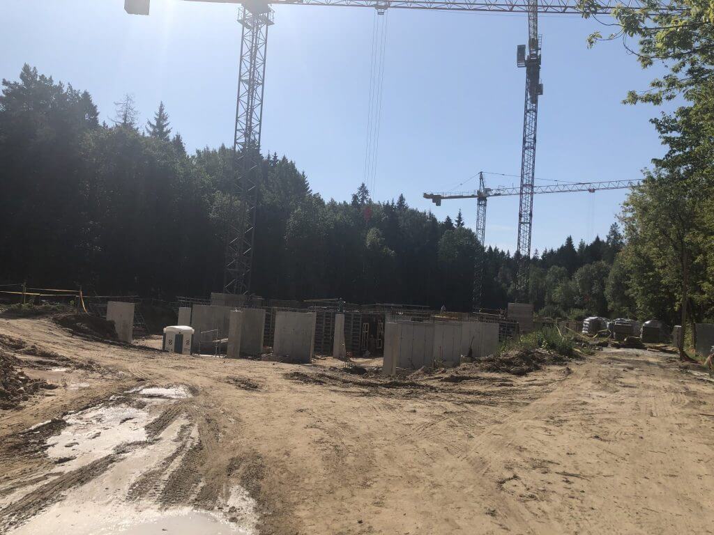 Miško ardai 1 etapas (Burbiškių g. 6) - Multi apartment - construction photos