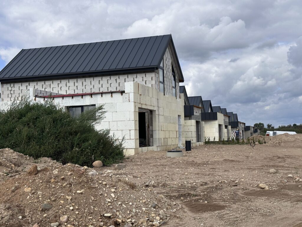 Marianos Veriovkinos g. namai (Marianos Veriovkinos g. 2, 4, 6, 8, 10, 12, 14, 16) - Row housing - construction photos