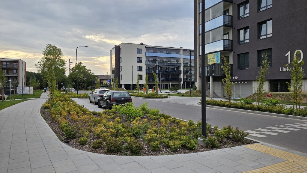 Lietaus gatvės atkarpa (Lietaus g.) - Street - construction photos