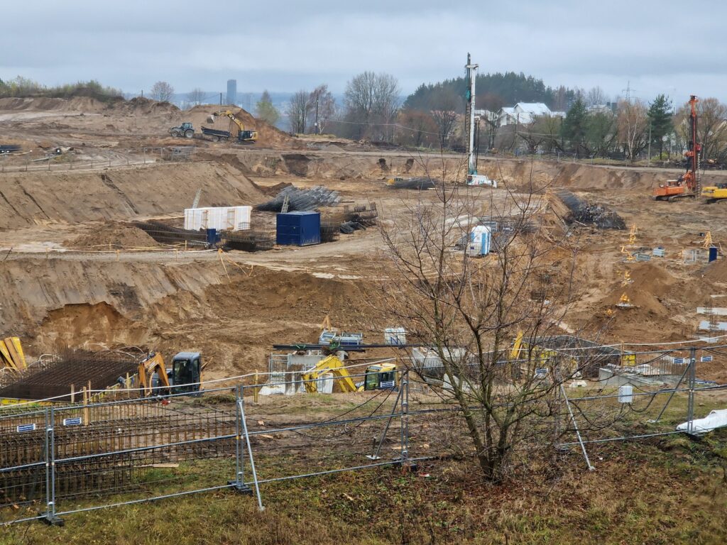 Daugiafunkcis sveikatinimo, ugdymo, švietimo, kultūros ir užimtumo kompleksas 1 etapas (stadionas) (Ozo g. 27) - Stadium - construction photos