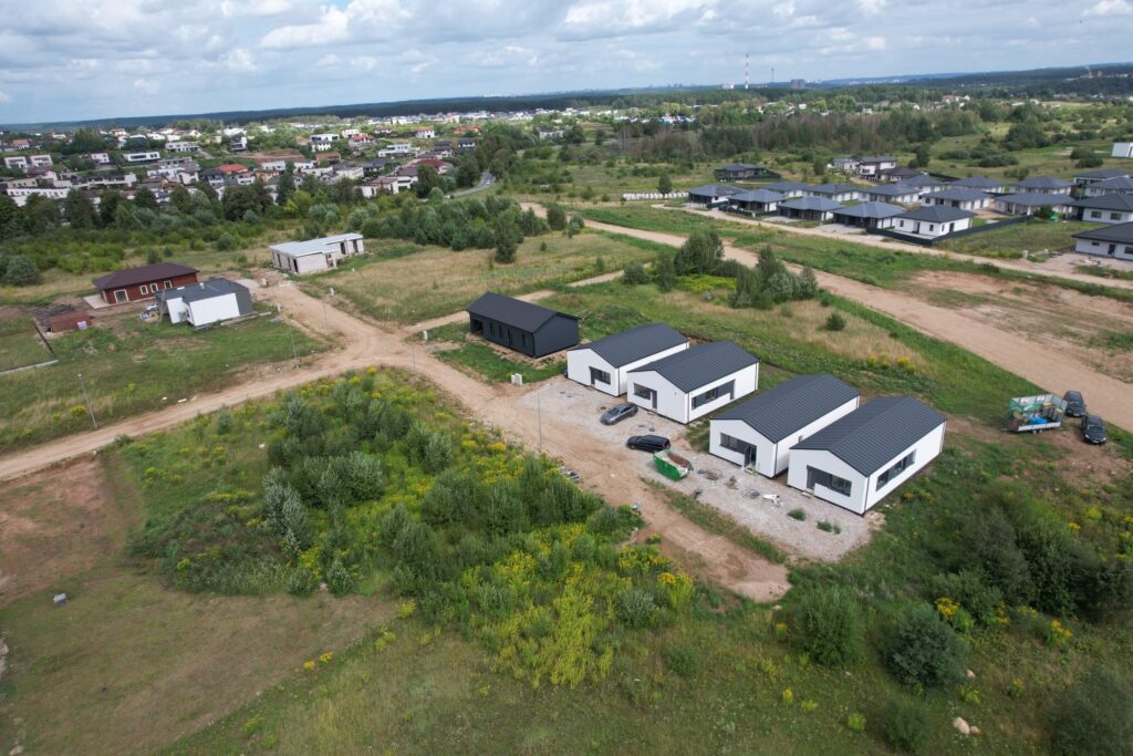 Kalvų terasos (Ismonių g. 15) - Land plots - construction photos