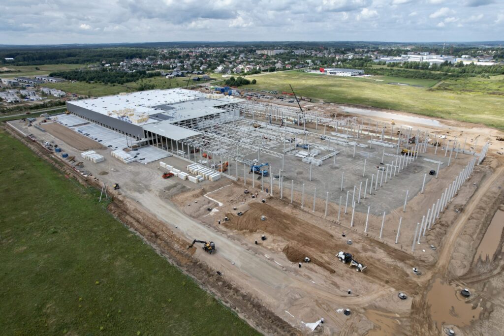 Maxima logistikos centras Zigmantiškių g. 1 (Zigmantiškių g. 1) - Noliktava / Izplatīšanas centrs - būvdarbu attēli