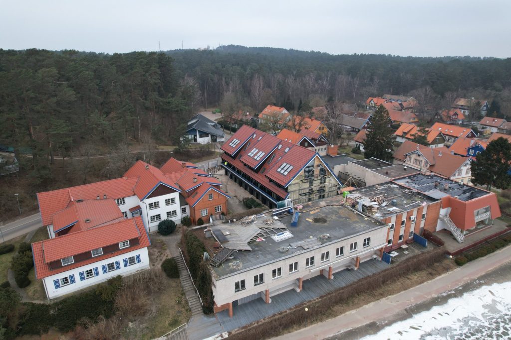 CITUS Nidos Bangos | Senojo viešbučio korpusas (Skruzdynės g. 2) - Multi apartment, Resort - construction photos