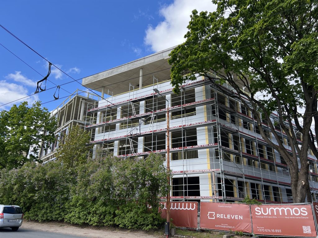Summos (Lapių g. 3) - Office center - construction photos