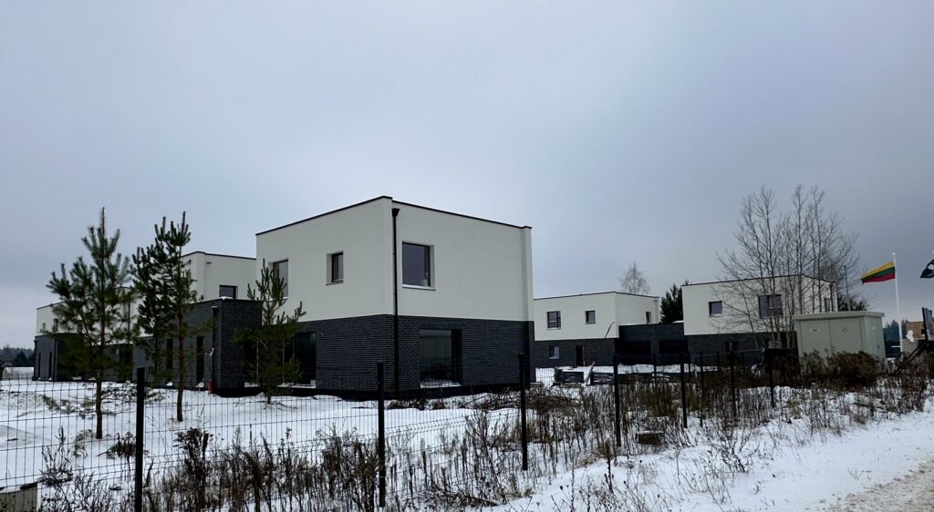 Draugystės slėnis (Užukampio g. 10, 12, 14, 16, 18, 20) - Row housing - construction photos