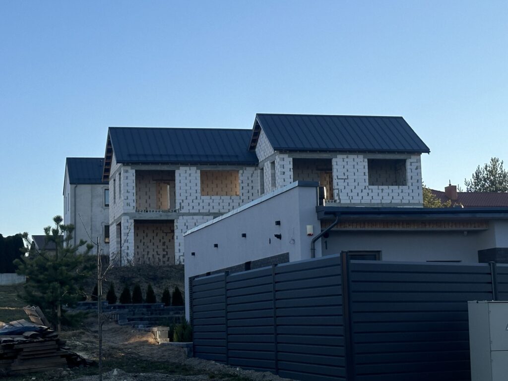 Nakvišų g. 25, 27, 29 (Nakvišų g. 25, 27, 29) - Row housing - construction photos