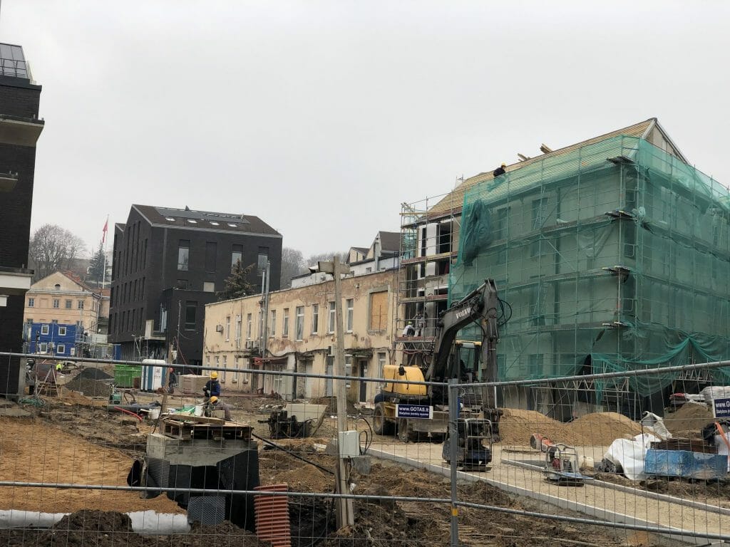 PAUPYS 1 etapas (Aukštaičių g. 4, 8) - Daugiabutis - statybų nuotraukos