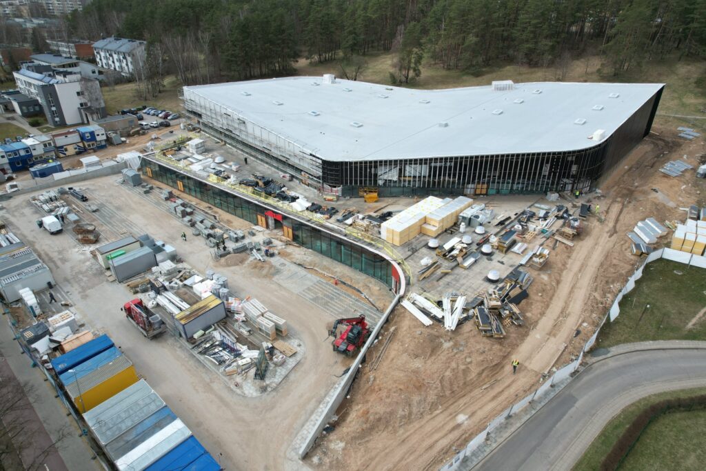 Lazdynų baseinas (Erfurto g. 13) - Pool - construction photos