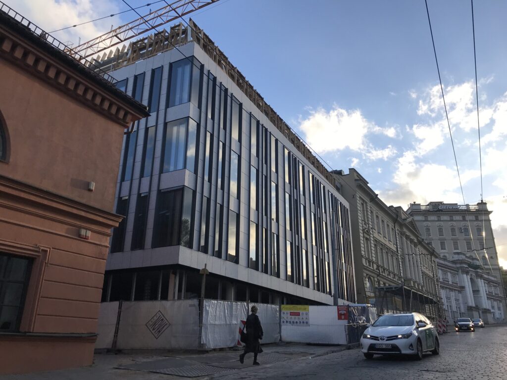 Lietuvos draudimo administracinis B10 (J. Basanavičiaus g. 10) - Multi apartment, Office center - construction photos