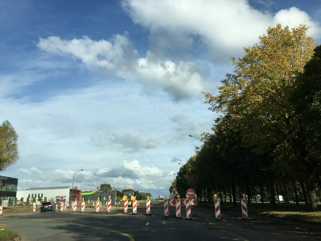 Baltijos pr. žiedinė sankryža (Baltijos pr., Šilutės pl.) - Road - construction photos