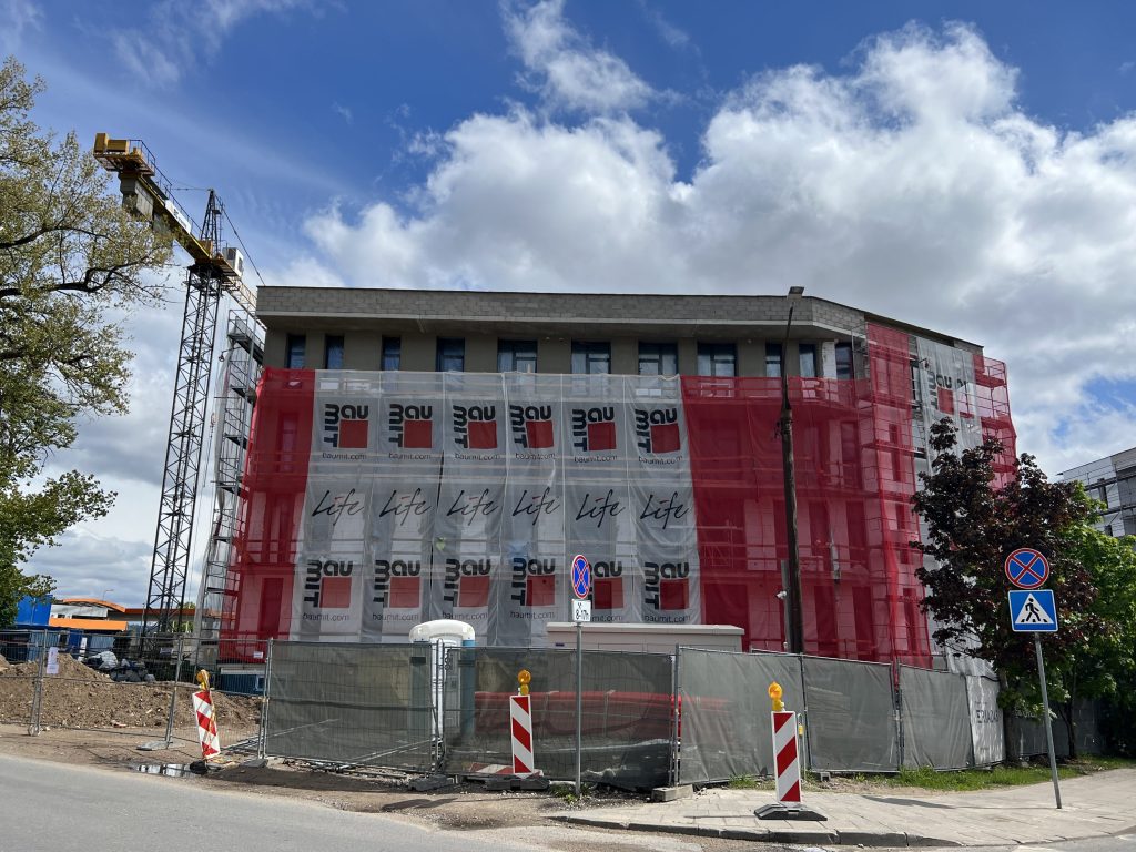 U128 (Ukmergės g. 128) - Daugiabutis - statybų nuotraukos