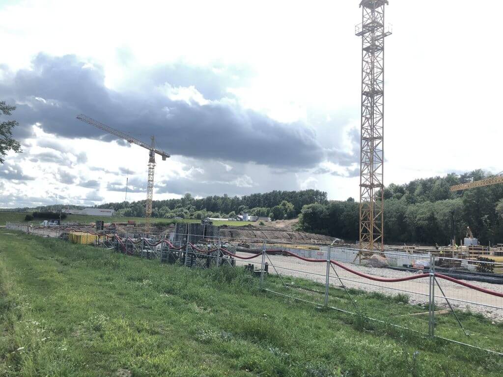 Business Garden Vilnius 1 etapas (Laisvės pr. 10) - Office center - construction photos