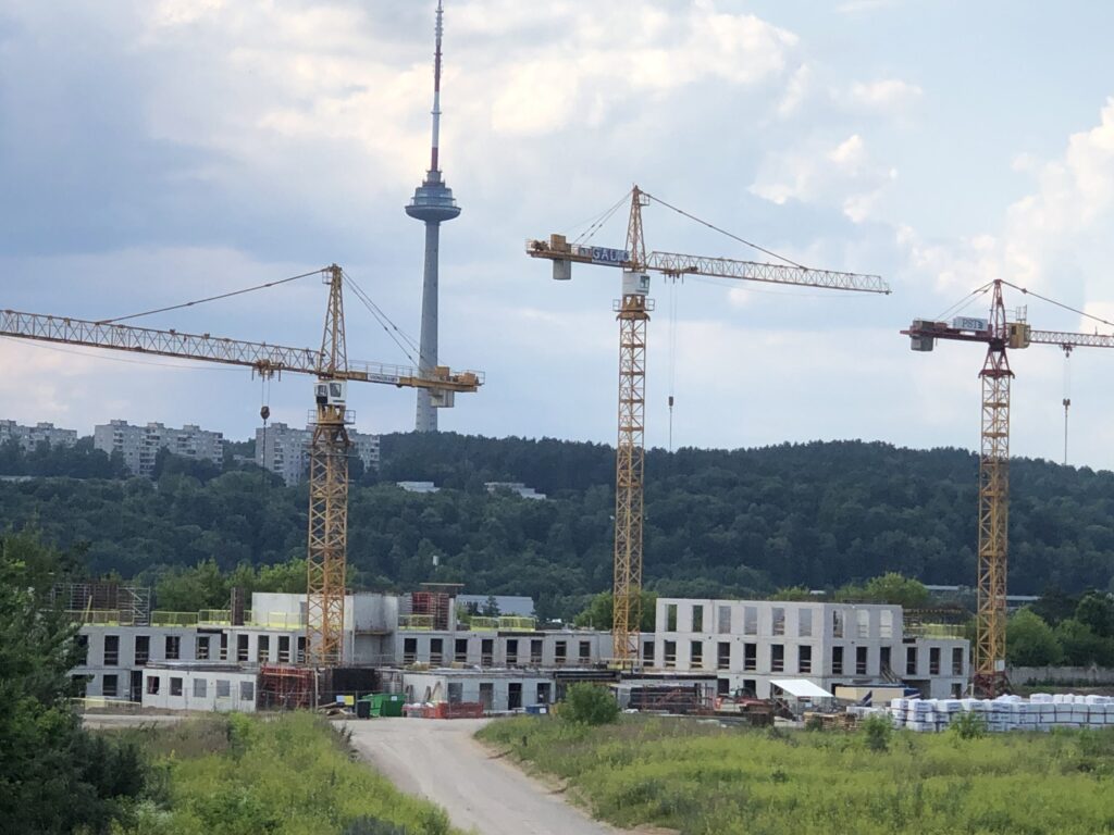 reVINGIS River Space (Geležinio Vilko g. 2) - Multi apartment - construction photos