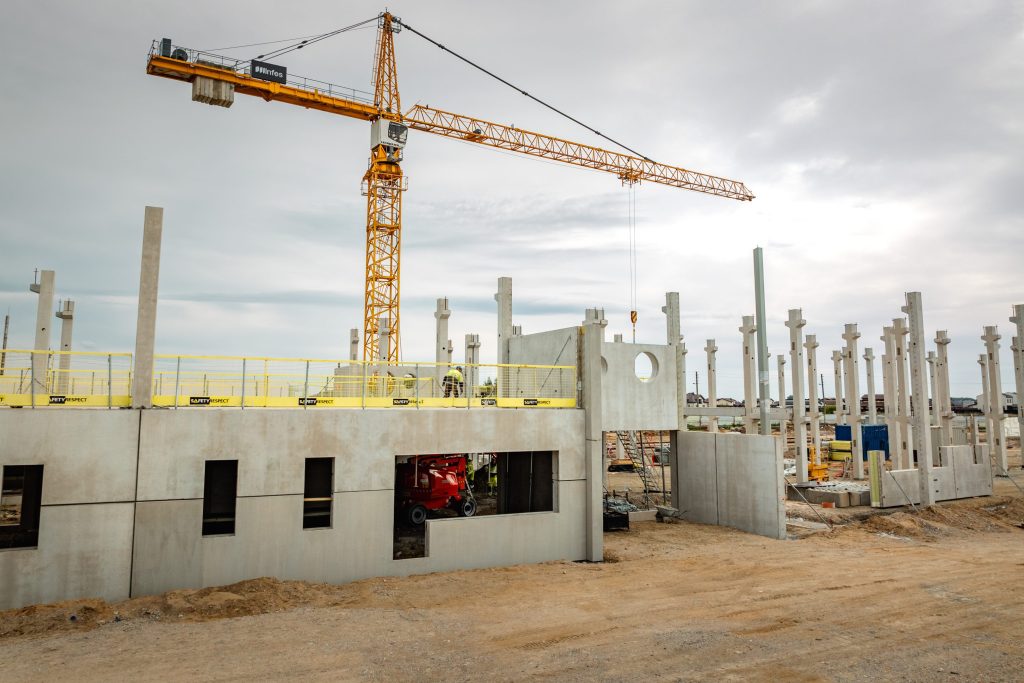 Sendvario Daugiafunkcinis Centras (Agilos g. 12) - Primary and secondary education - construction photos