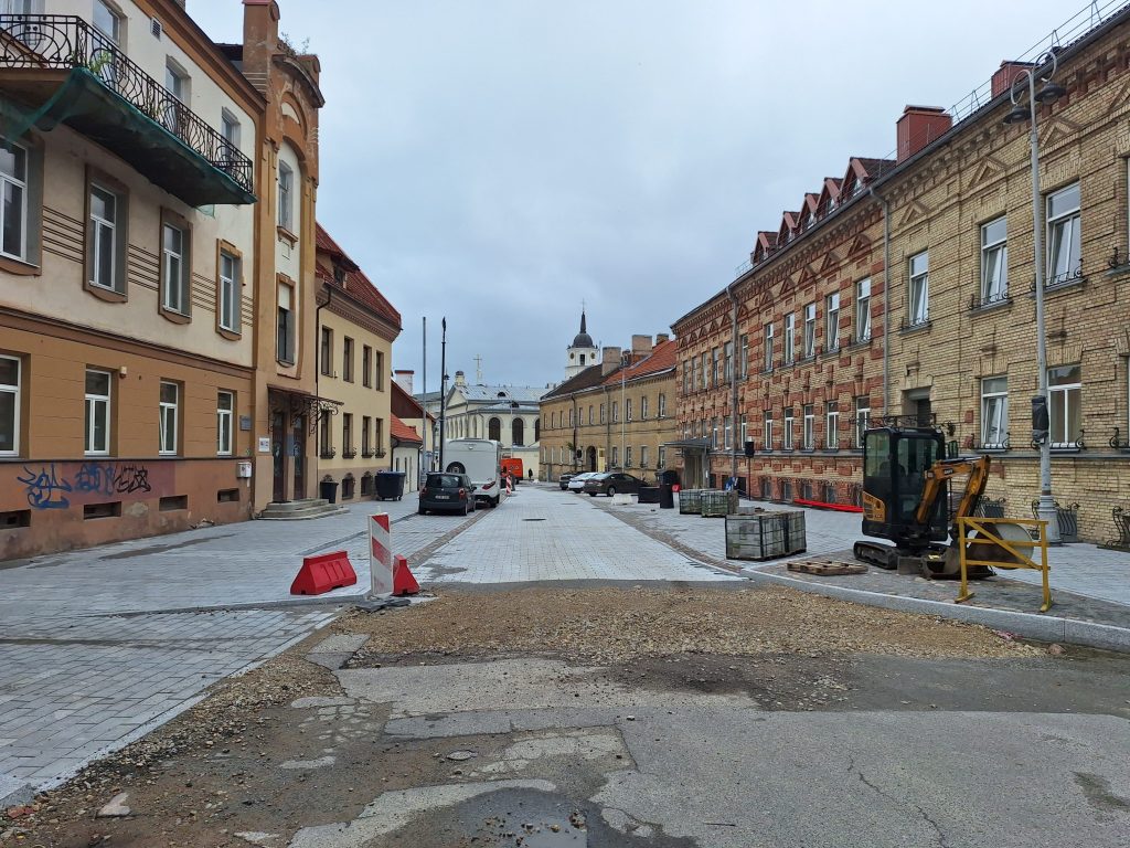 Tilto g., Ž. Liauksmino g. remontas 2 etapas (Tilto g., Ž. Liauksmino g.) - Street - construction photos