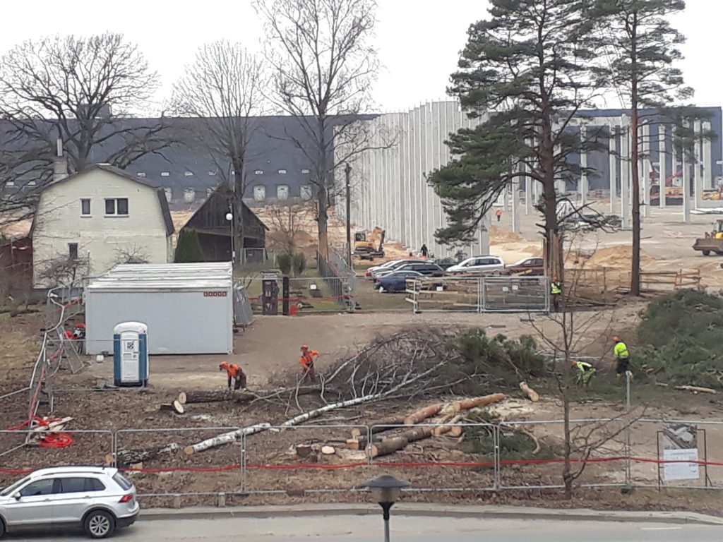 VGP Park Dreiliņi (Ēvalda Valtera iela 40) - Paskirstymo tinklas, Verslo centras - statybų nuotraukos