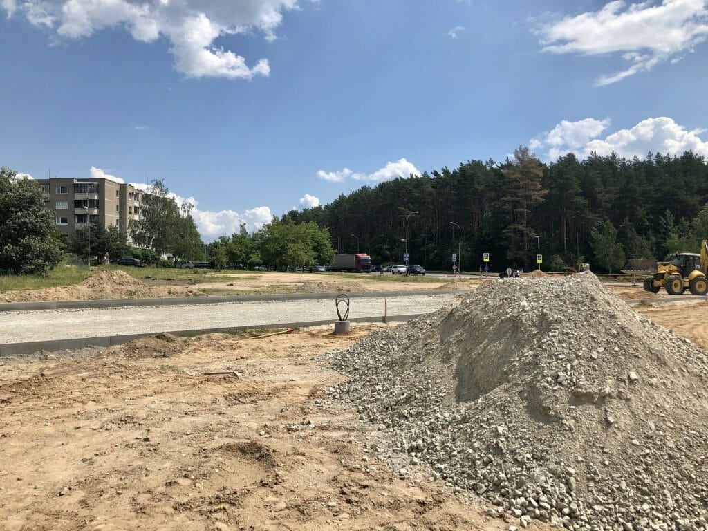 Gilužio g. iki Smalinės g. (Gilužio g.) - Bike path, Street - construction photos