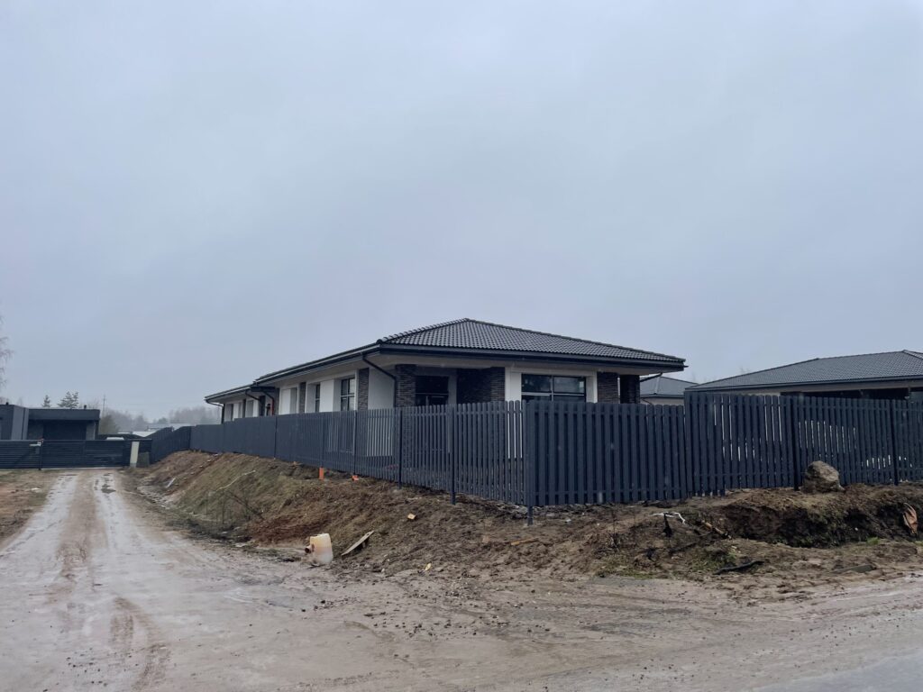 Kernavės 19 namai (Kernavės g. 17, 19) - Private house community - construction photos