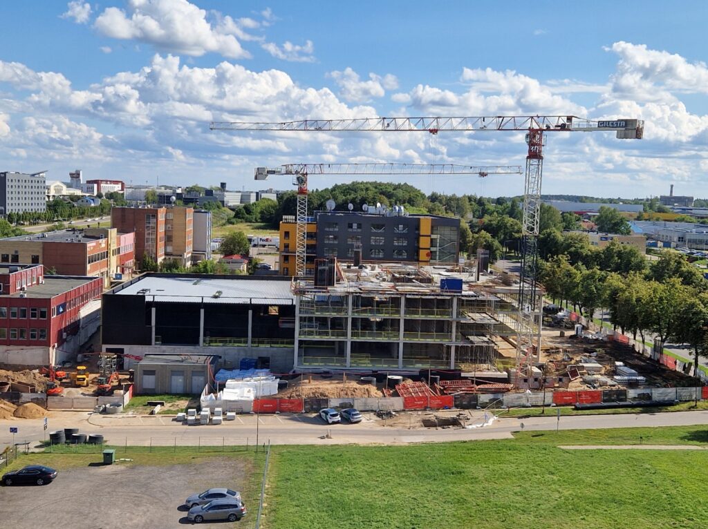 Aerocity Dariaus ir Girėno g. 40 (Dariaus ir Girėno g. 40) - Office center, Sports arena - construction photos