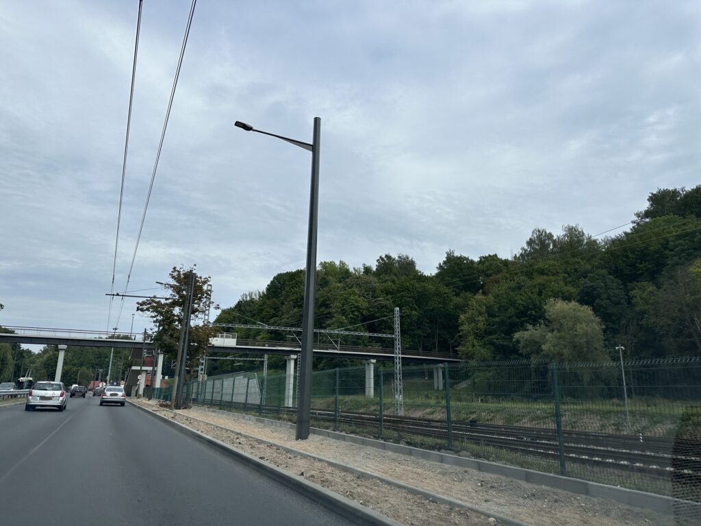 M. K. Čiurliono, Tunelio, K. Baršausko g. dviračių takas (M. K. Čiurliono g., Tunelio g., K. Baršausko g.) - Bike path - construction photos