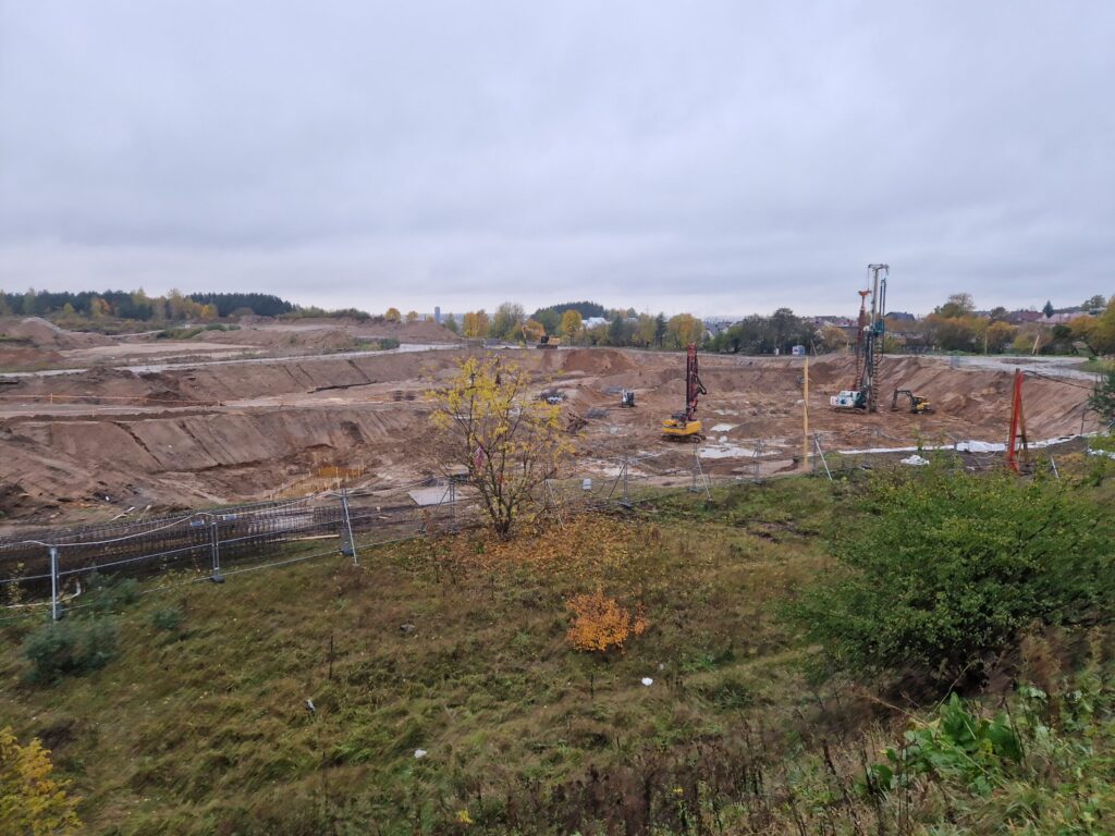 Daugiafunkcis sveikatinimo, ugdymo, švietimo, kultūros ir užimtumo kompleksas 1 etapas (stadionas) (Ozo g. 27) - Stadium - construction photos