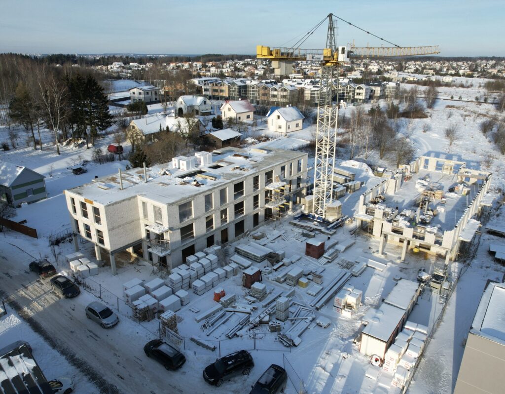 Moldovos 18 (Moldovos g. 18) - Multi apartment - construction photos