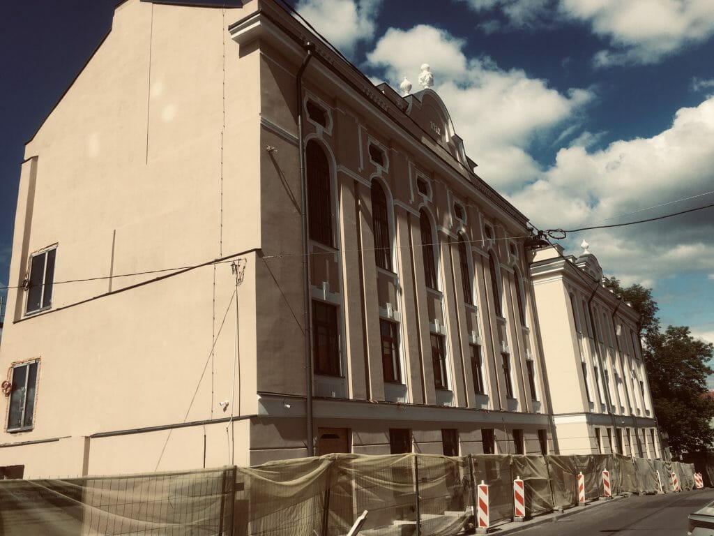 Radvilų rūmų pietų korpuso ir rytų paviljono atkūrimas (Vilniaus g. 24) - Museum - construction photos