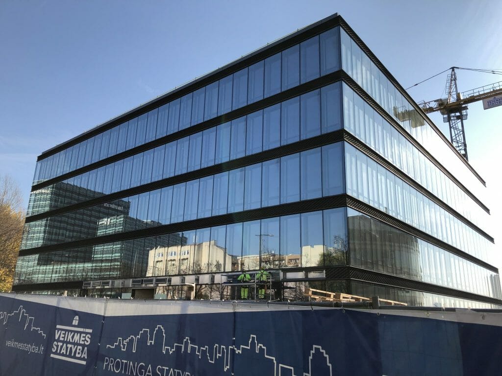 SEB administracinis (Gedimino Baravyko g. 4) - Biroju centrs - būvdarbu attēli