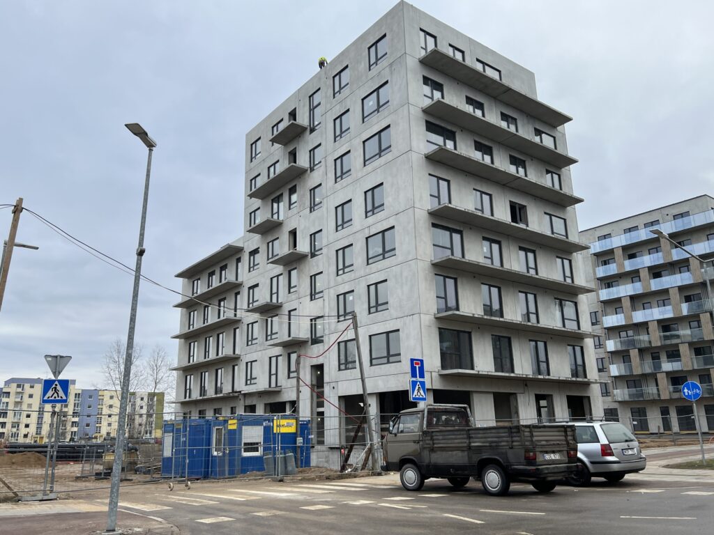 Martyno namai 3 etapas (B korpusas) (M. Mažvydo g. 28) - Multi apartment - construction photos