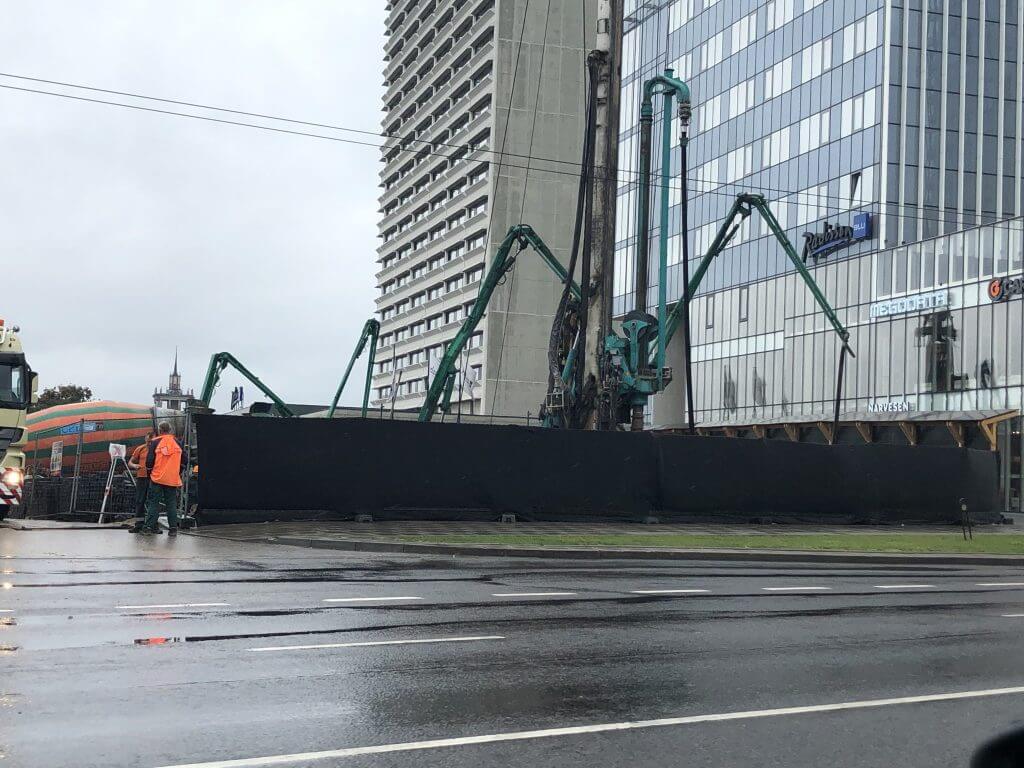 Artery (Konstitucijos pr. 18B) - Biroju centrs - būvdarbu attēli