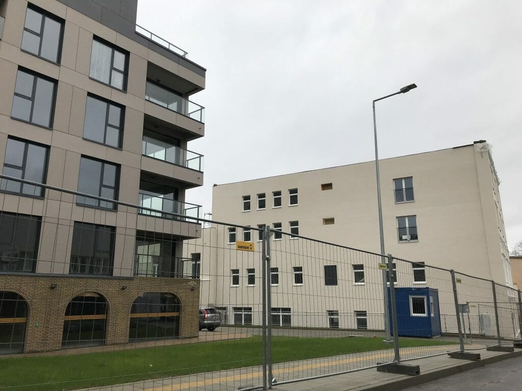 Aludarių g. 1 (Aludarių g. 1) - Office center - construction photos