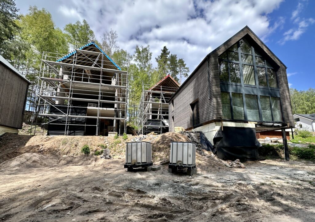 Pupojų g. 32, 34 (Pupojų g. 32, 34) - Private house community - construction photos