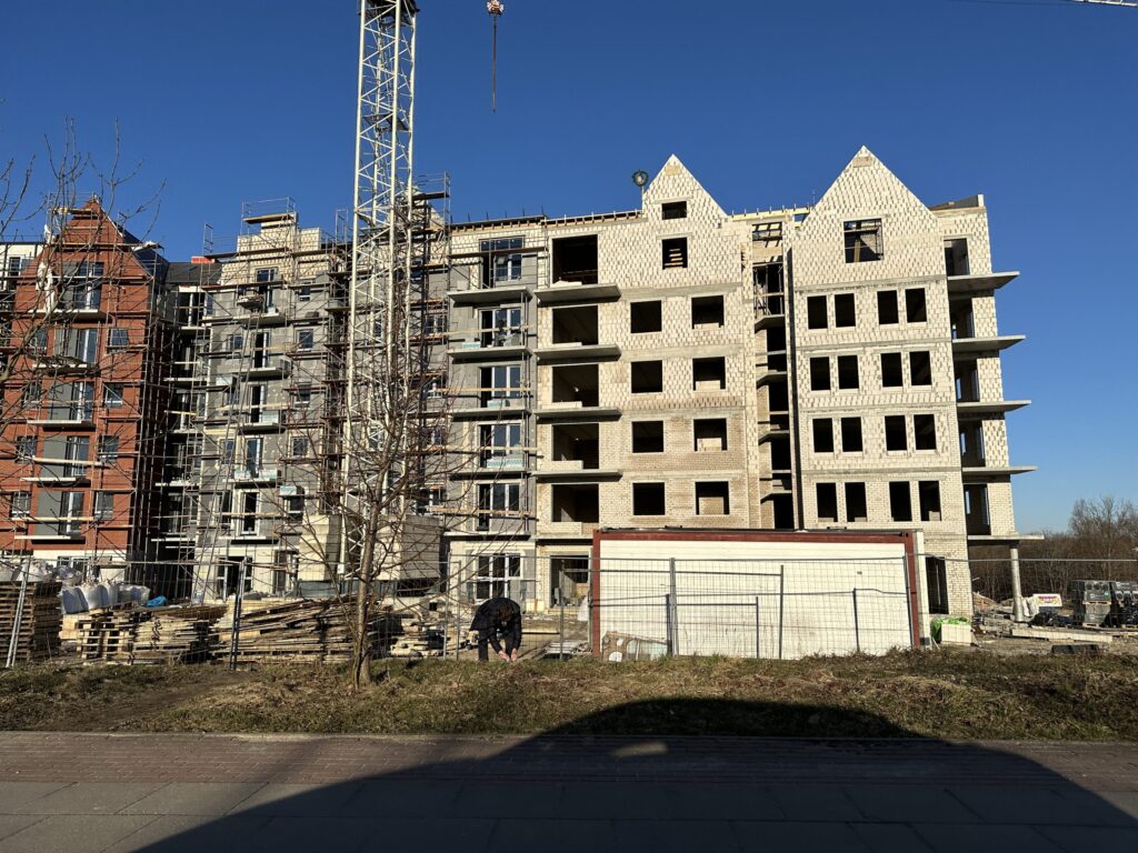 Klaipėdos Holivudas 2 etapas (J, I, H namai) (Kretingos g. 10) - Daugiabutis - statybų nuotraukos