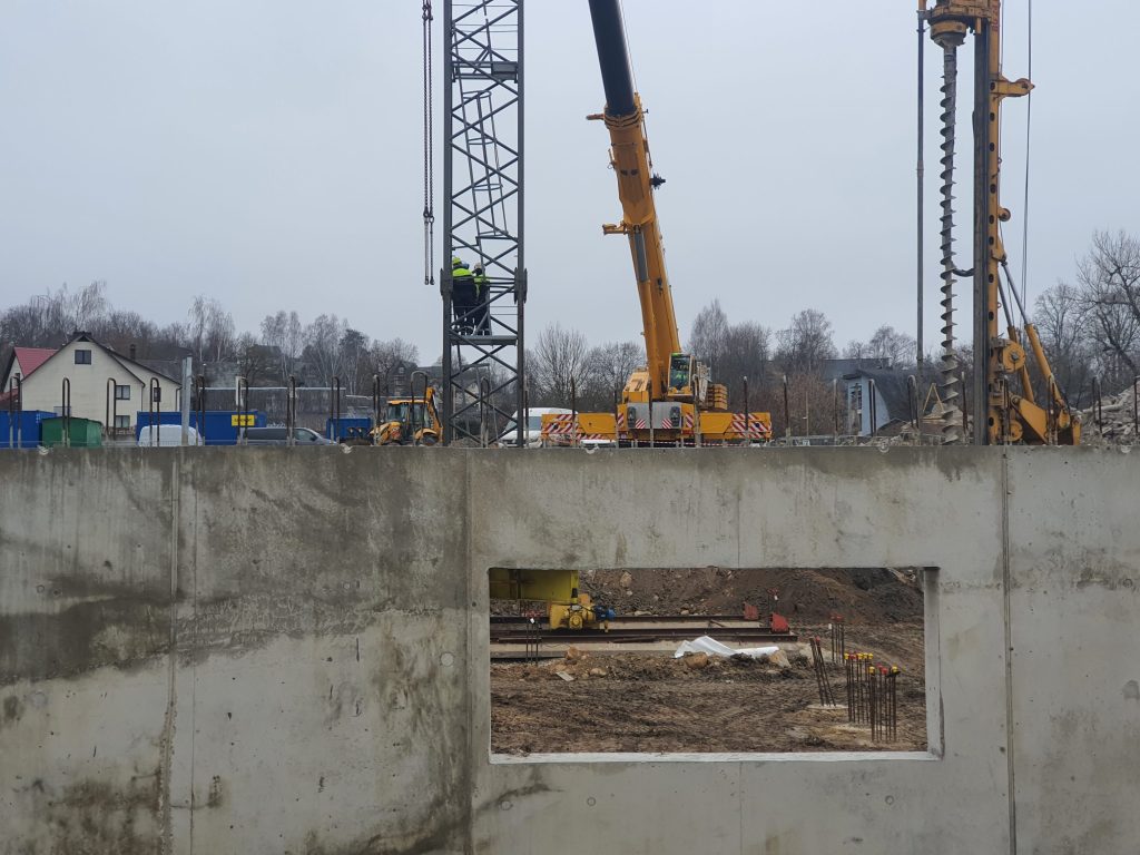 Vilnelės skverai 4 etapas (Manufaktūrų g. 7) - Multi apartment - construction photos