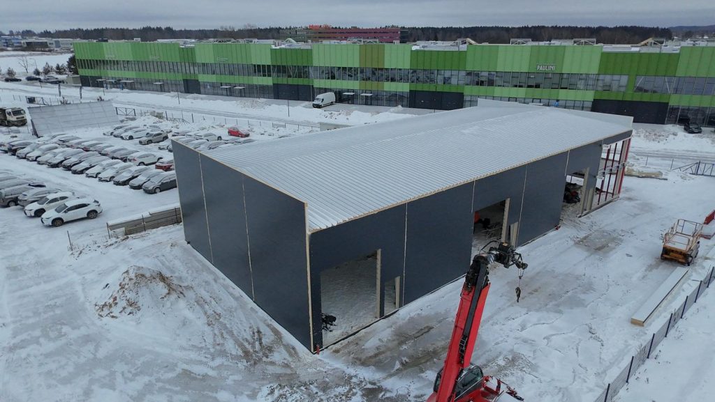 Ožiarūčių g. 8 (Ožiarūčių g. 8) - Ne maisto parduotuvė, Sandėlys / Platinimo centras - statybų nuotraukos