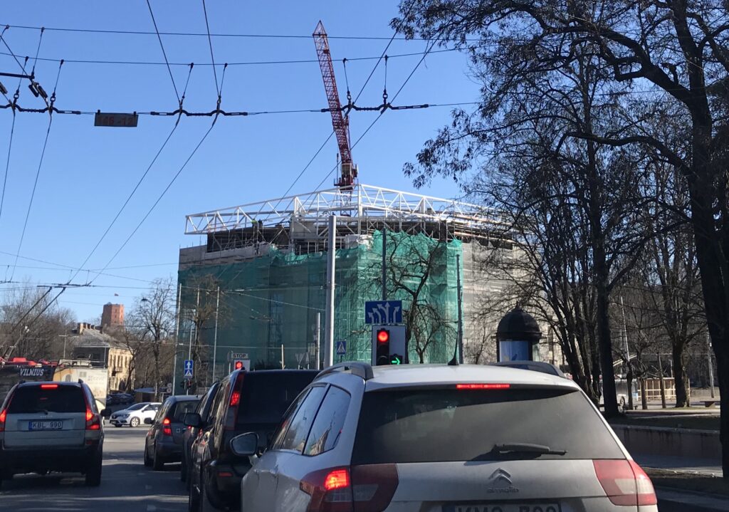 Vilniaus kongresų rūmai (Vilniaus g. 6-1) - Concert hall - construction photos