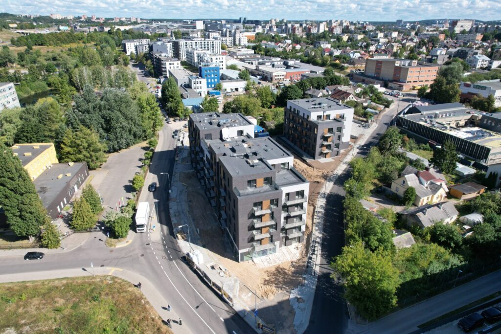 LINK TEN (Linkmenų g. 19) - Multi apartment - construction photos