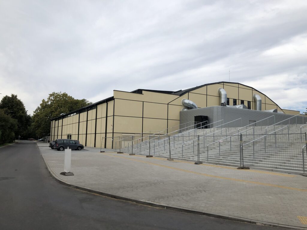 Kauno sporto halė (Perkūno al. 5) - Sports arena - construction photos